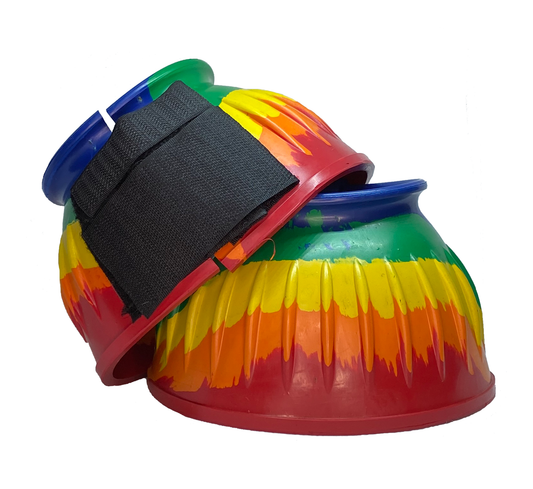 Rainbow Tie Dye Bell Boots