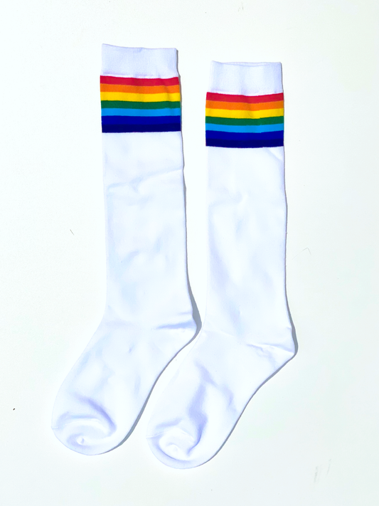 Rainbow Riding Socks